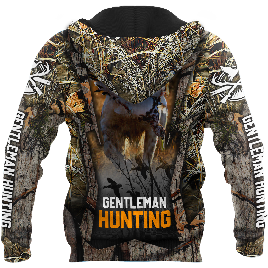 Hunting Dog 3D Over Printed Unisex Deluxe Hoodie ML