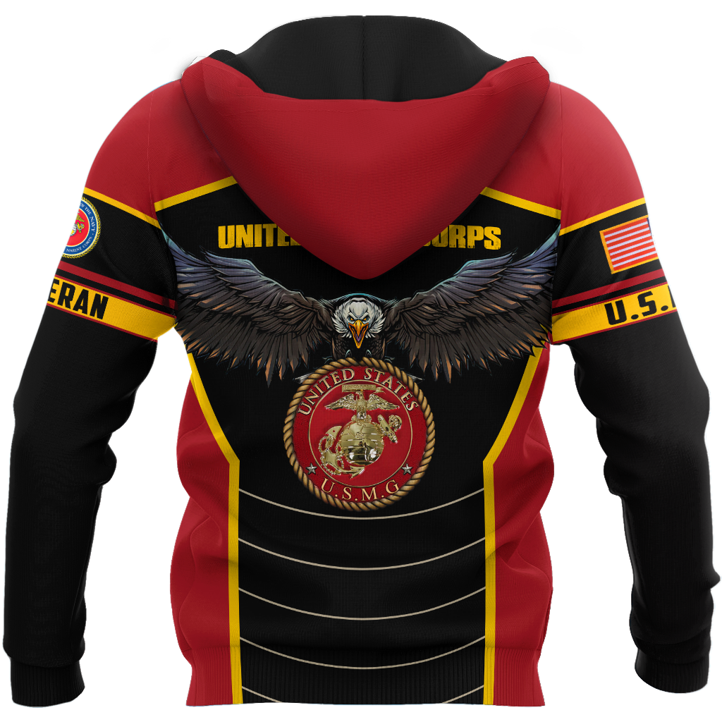 U.S Marine Corps veteran Eagle Pride design 3d print shirts Proud Military