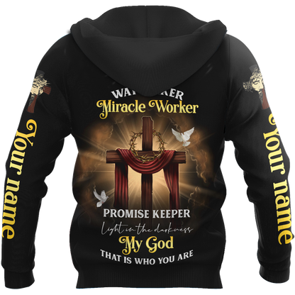 Miracle Worker - Jesus Custom Name 3D All Over Printed Unisex Shirts