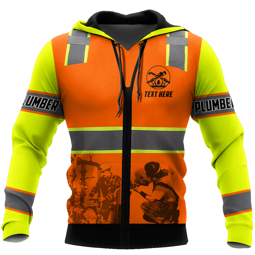 Plumber Safety Persionalized 3D All Over Printed Shirts
