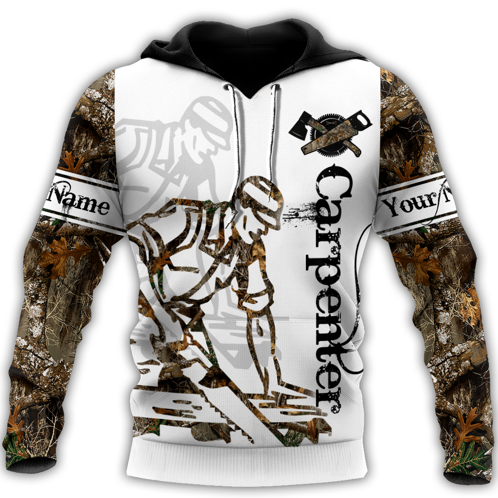 Personalized Name Carpenter 3D All Over Printed Unisex Shirts Tattoo