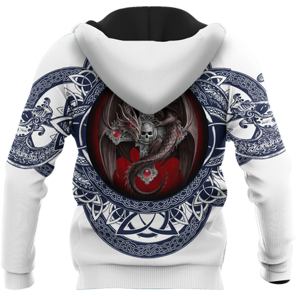 Premium All Over Printed Skull Dragon Shirts MEI