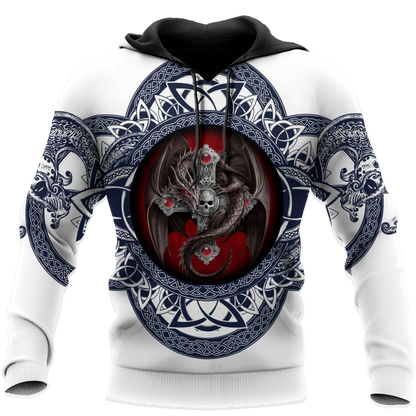 Premium All Over Printed Skull Dragon Shirts MEI