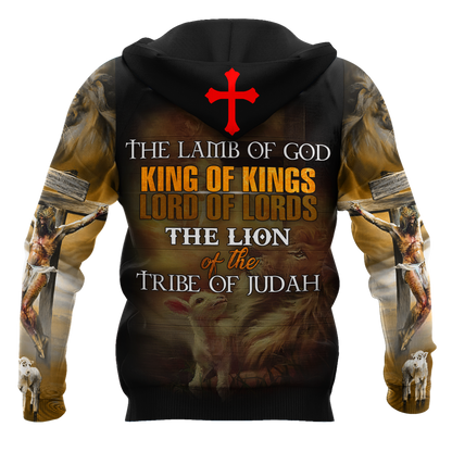 Jesus - The Lion And The Lamb 3D All Over Printed Shirts