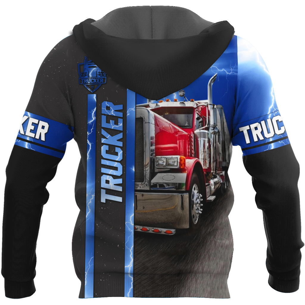 Personalized Name Trucker 3D All Over Printed Unisex Shirts