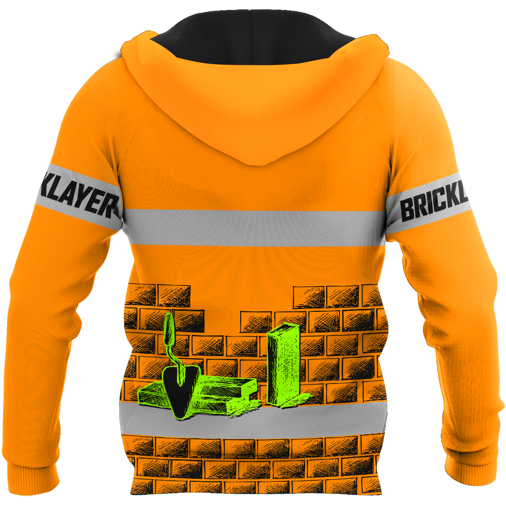 Premium Unisex Hoodie Customize Bricklayer Safety No9 ML