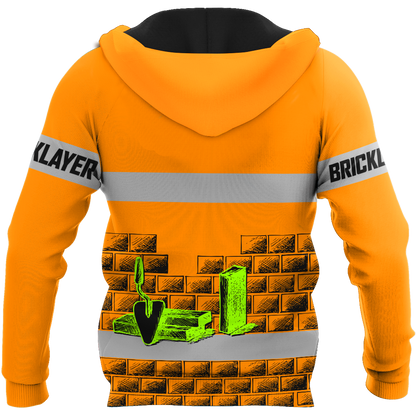 Premium Unisex Hoodie Customize Bricklayer Safety No9 ML