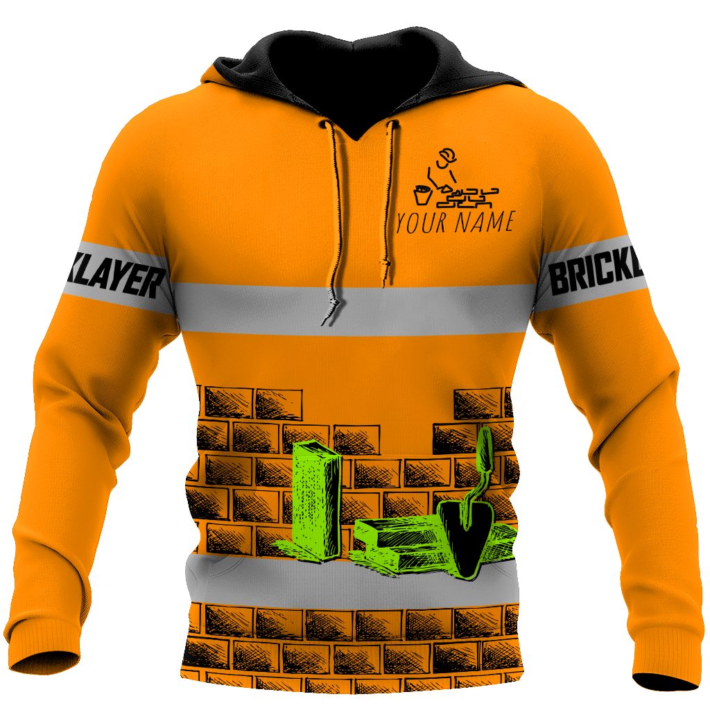 Premium Unisex Hoodie Customize Bricklayer Safety No9 ML