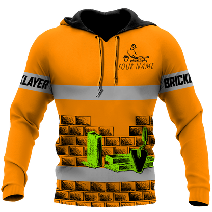 Premium Unisex Hoodie Customize Bricklayer Safety No9 ML