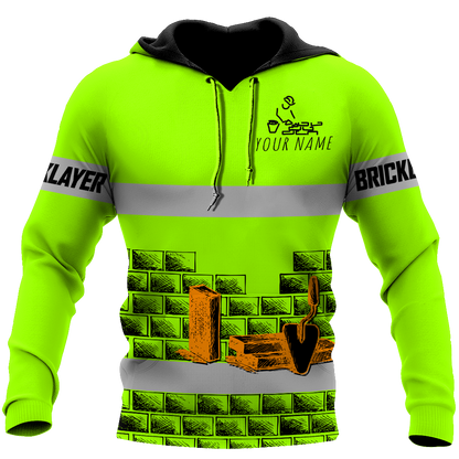 Premium Unisex Hoodie Customize Bricklayer Safety No8 ML