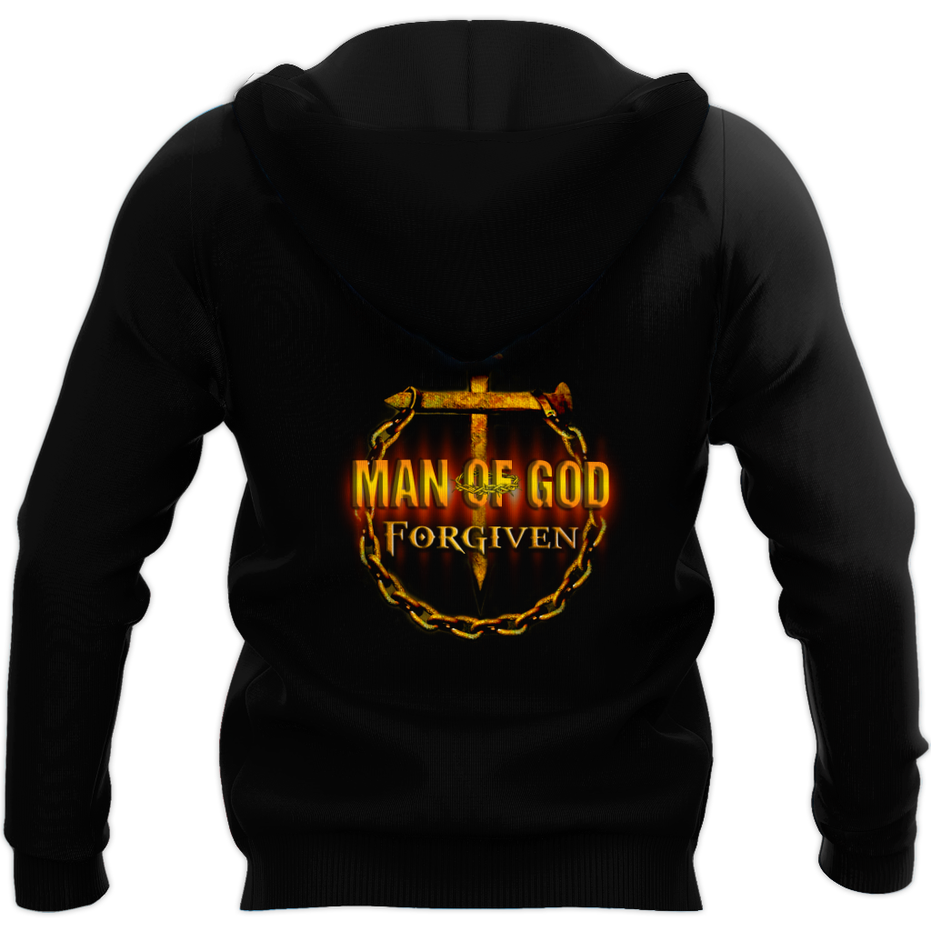 Man of God Forgiven - T-Shirt Style for Men and Women