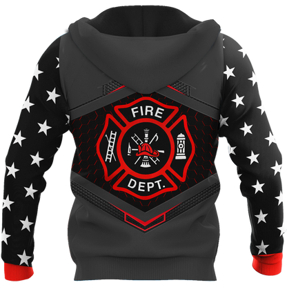 Customize Name Firefighter Hoodie For Men And Women MH22032102