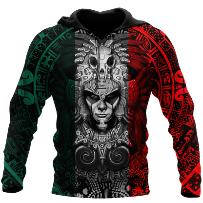Aztec Warrior Mexico 3D All Over Printed Shirts
