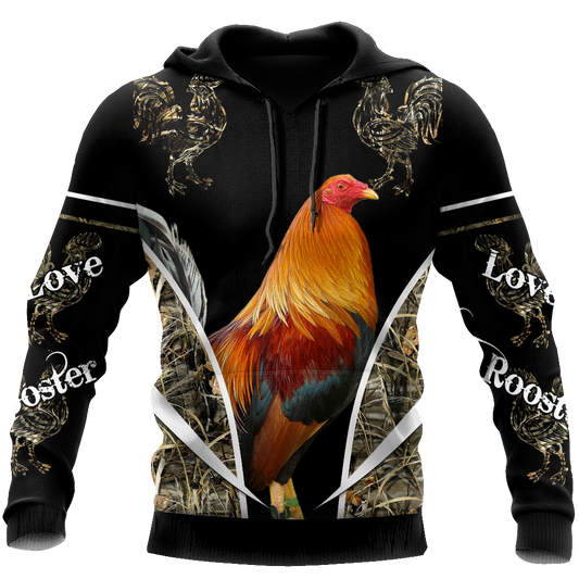 Rooster 3D Printed Unisex Shirts TNA22042101