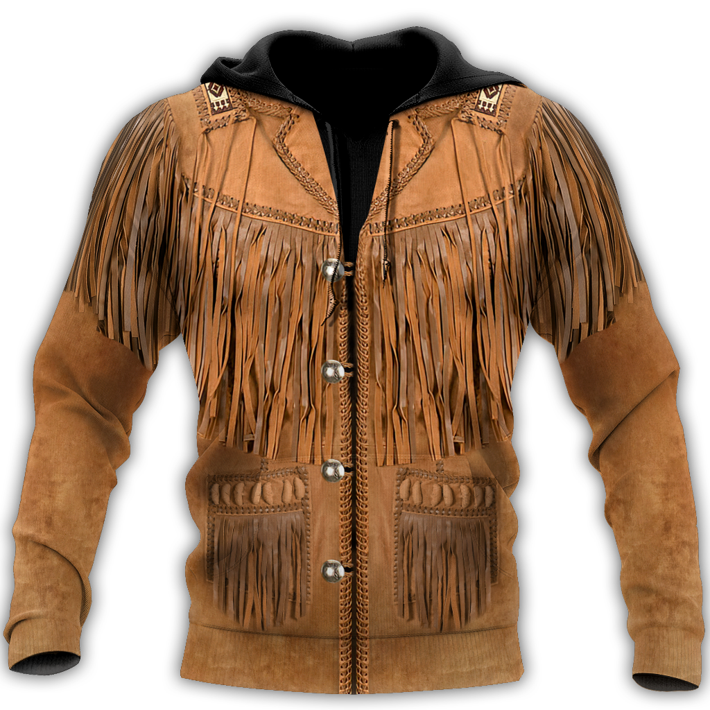 Cowboy Jacket No24 Cosplay 3D Over Printed Unisex Deluxe Hoodie ML