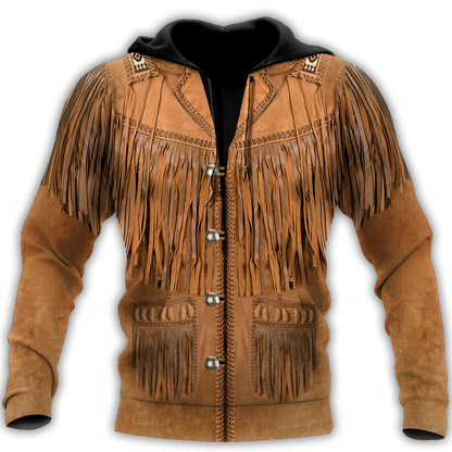 Cowboy Jacket No24 Cosplay 3D Over Printed Unisex Deluxe Hoodie ML
