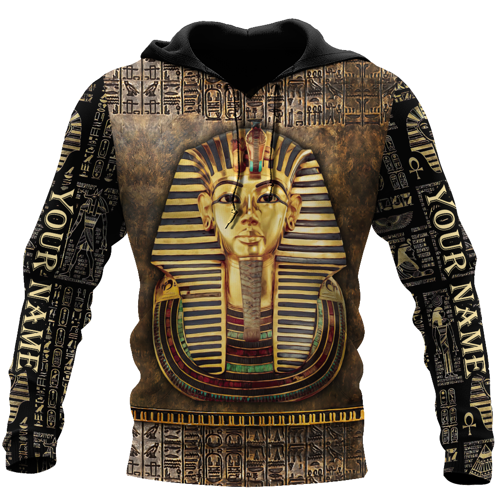 Custom name Pharaoh Ancient Egypt Ankh 3D design print shirts