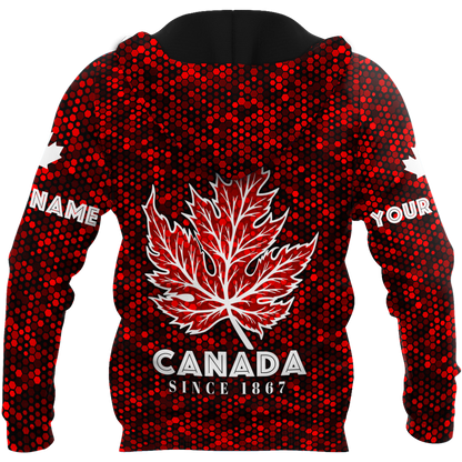 Canada Day No28 Personalize Premium Unisex Hoodie