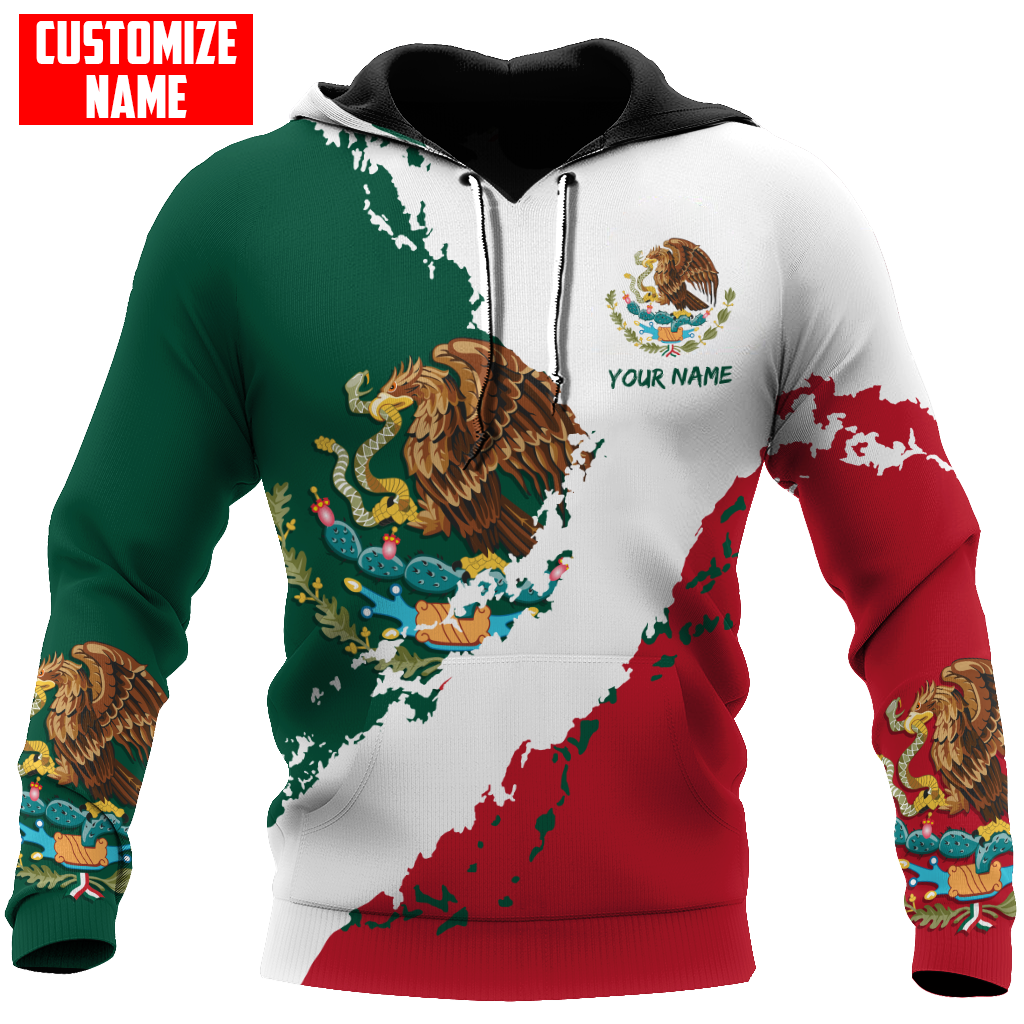 Persionalized Mexico 3D All Over Printed Unisex Shirts