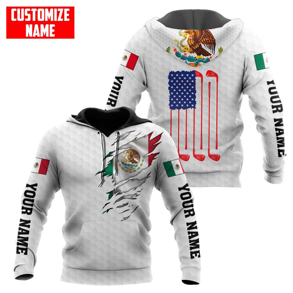 Persionalized Mexico 3D All Over Printed Unisex Shirts