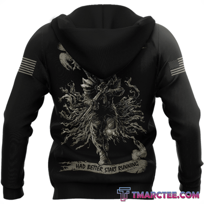 That Which Doesn't Kill Me, Had Better Start Running Veteran 3D All Over Printed Unisex Shirts