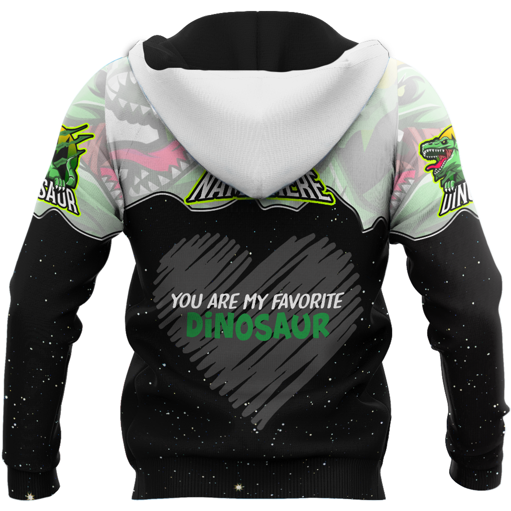 Customize Name Dinosaur 3D All Over Printed Unisex Shirts My Favorite Dinosaur