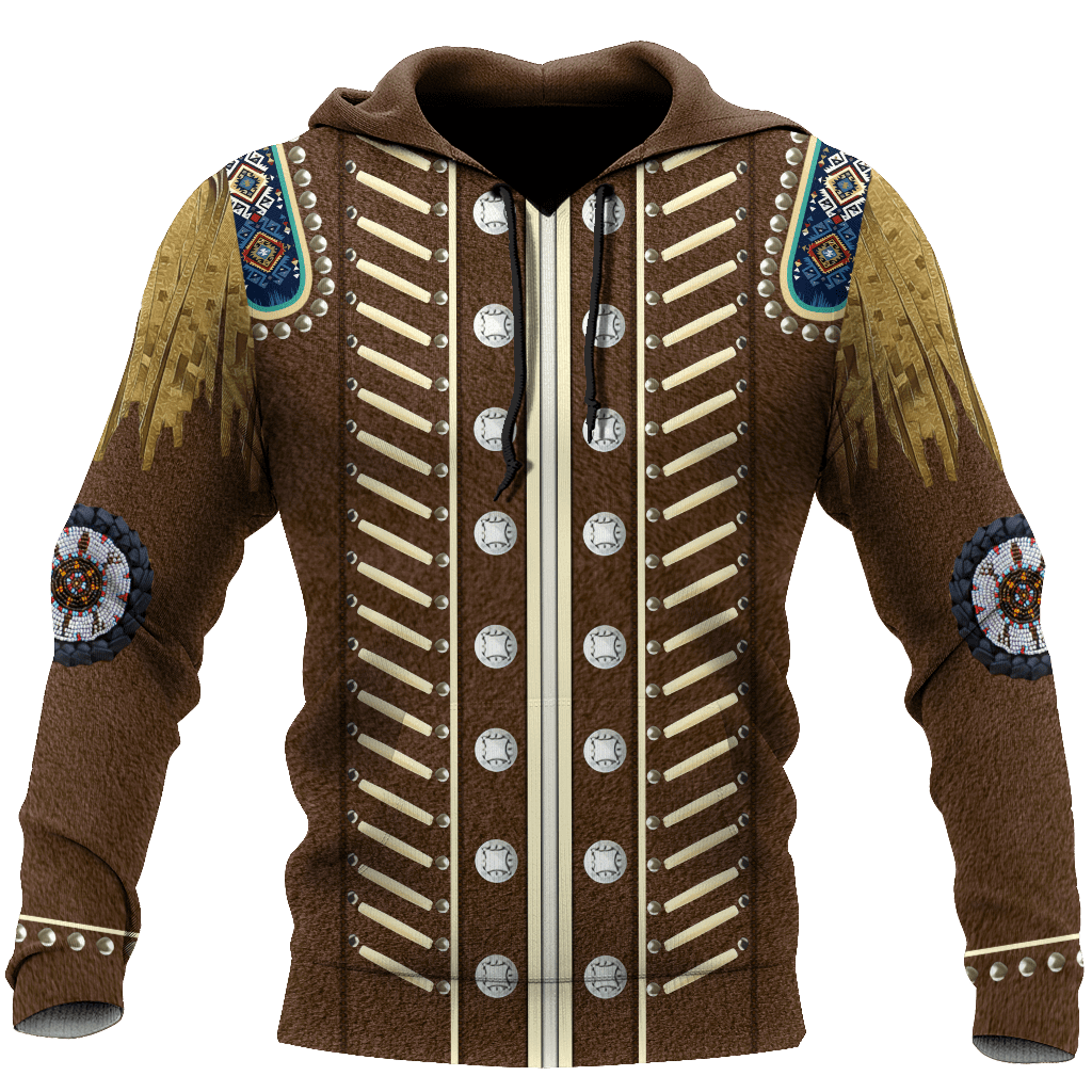 Cowboy Jacket No20 Cosplay 3D Over Printed Unisex Deluxe Hoodie ML