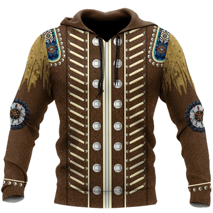 Cowboy Jacket No20 Cosplay 3D Over Printed Unisex Deluxe Hoodie ML