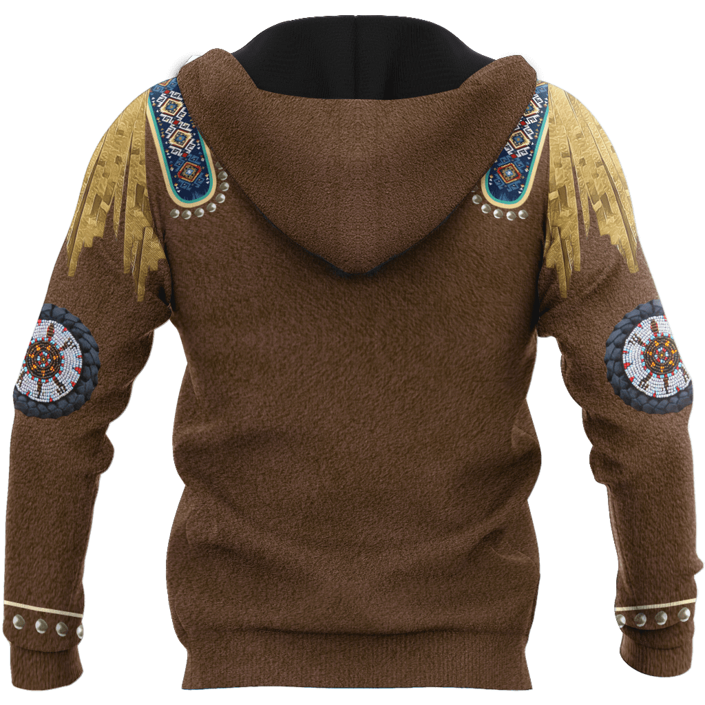 Cowboy Jacket No20 Cosplay 3D Over Printed Unisex Deluxe Hoodie ML