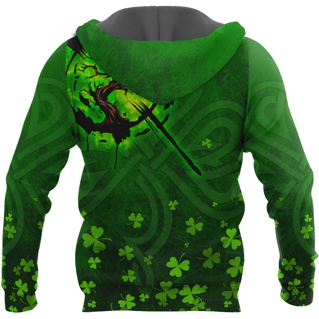 Premium Unisex Hoodie Irish St.Patrick Tree Of Life ML