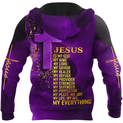 Premium Unisex Hoodie Easter Day Christian Jesus Is My Everything No54 ML