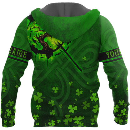 Premium Unisex Hoodie Irish St.Patrick Custom Name Tree Of Life ML