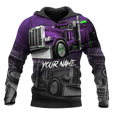 Premium Trucker Personalized Name 3D All Over Printed Unisex Shirts