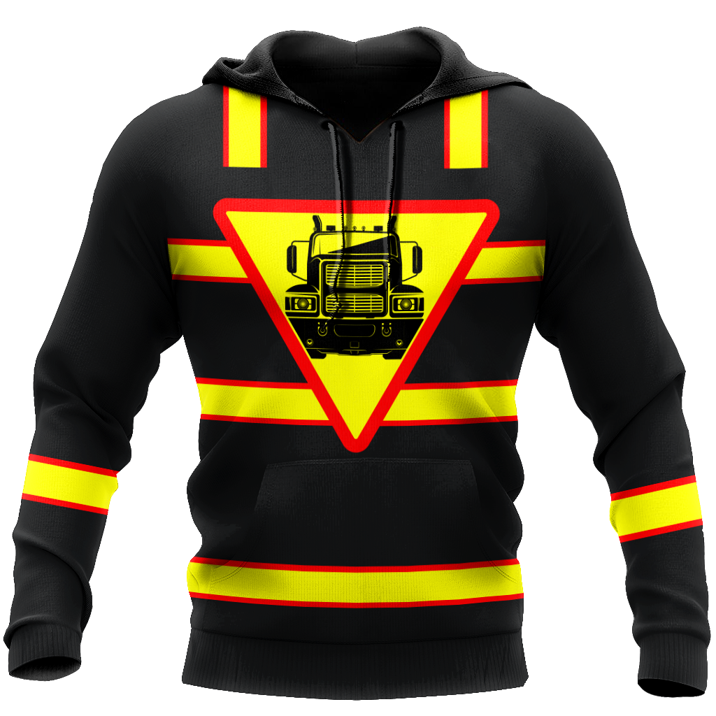 Premium Trucker Personalized Name 3D All Over Printed Unisex Shirts