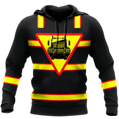 Premium Trucker Personalized Name 3D All Over Printed Unisex Shirts