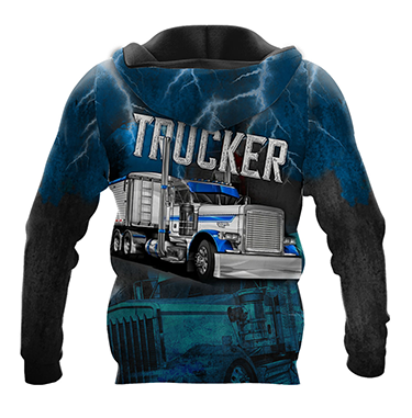 Premium Trucker Personalized Name 3D All Over Printed Unisex Shirts