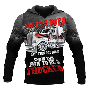 Premium Trucker Personalized Name 3D All Over Printed Unisex Shirts
