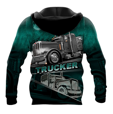 Premium Trucker Personalized Name 3D All Over Printed Unisex Shirts