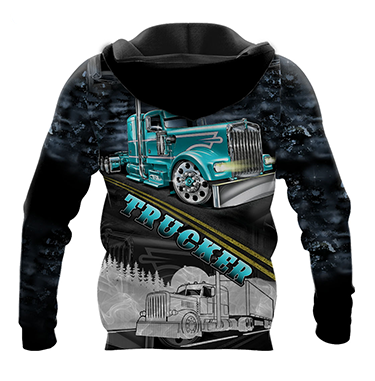 Premium Trucker Personalized Name 3D All Over Printed Unisex Shirts