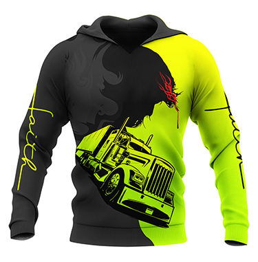 Premium Trucker Personalized Name 3D All Over Printed Unisex Shirts