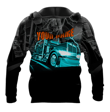 Premium Trucker Personalized Name 3D All Over Printed Unisex Shirts