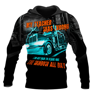 Premium Trucker Personalized Name 3D All Over Printed Unisex Shirts