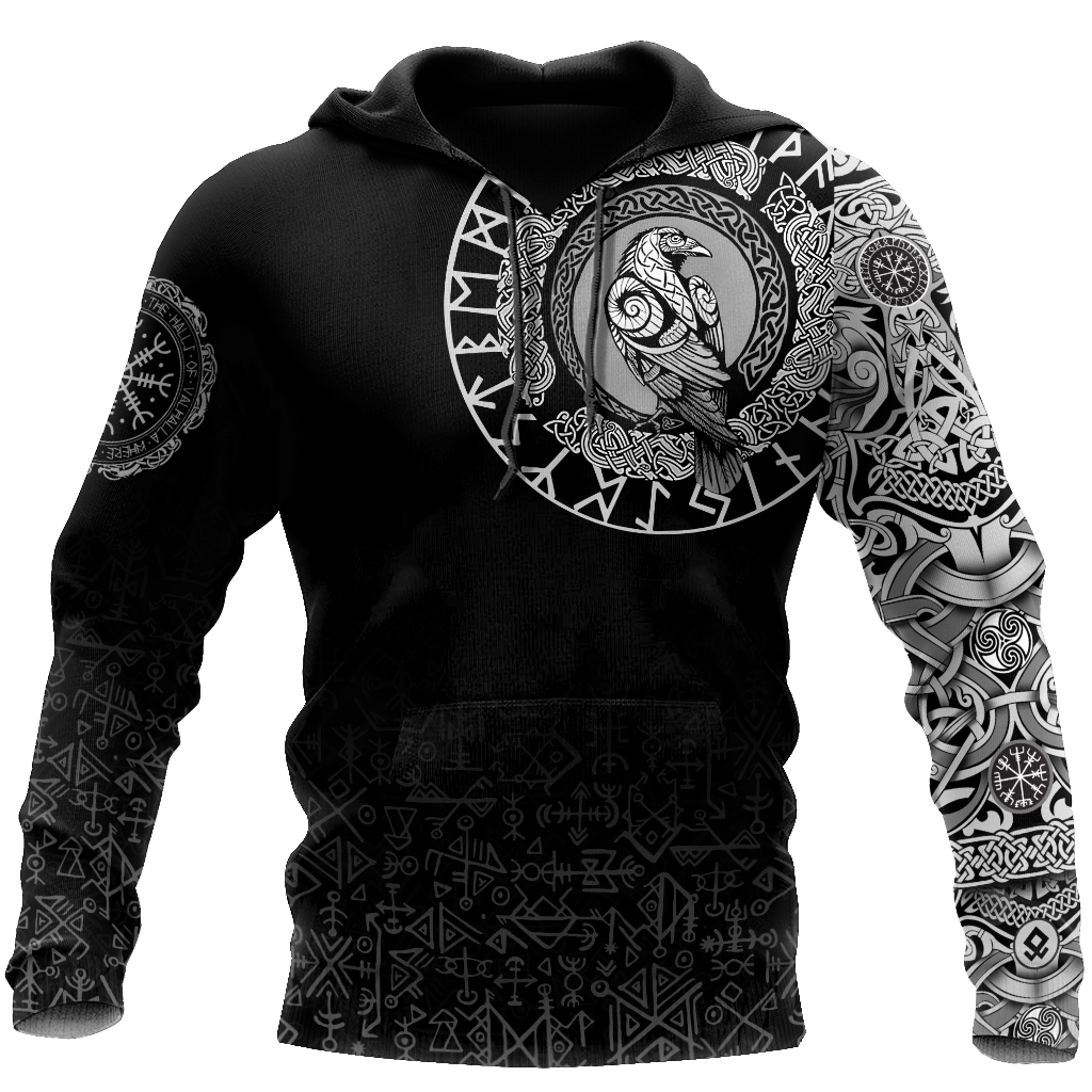 Premium Viking Raven 3D Printed Unisex Shirts TNA23042102