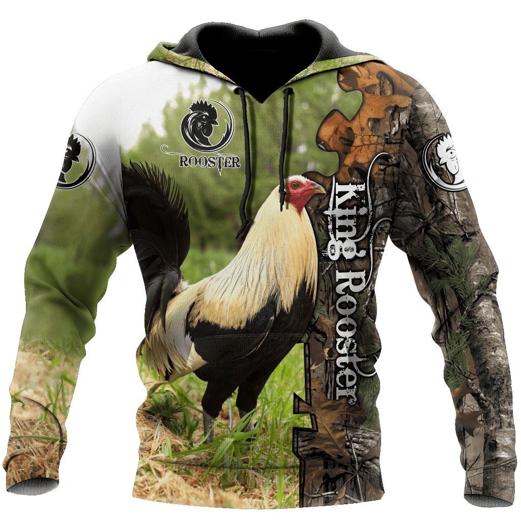 King Rooster 3D Printed Unisex Shirts HHT23042106