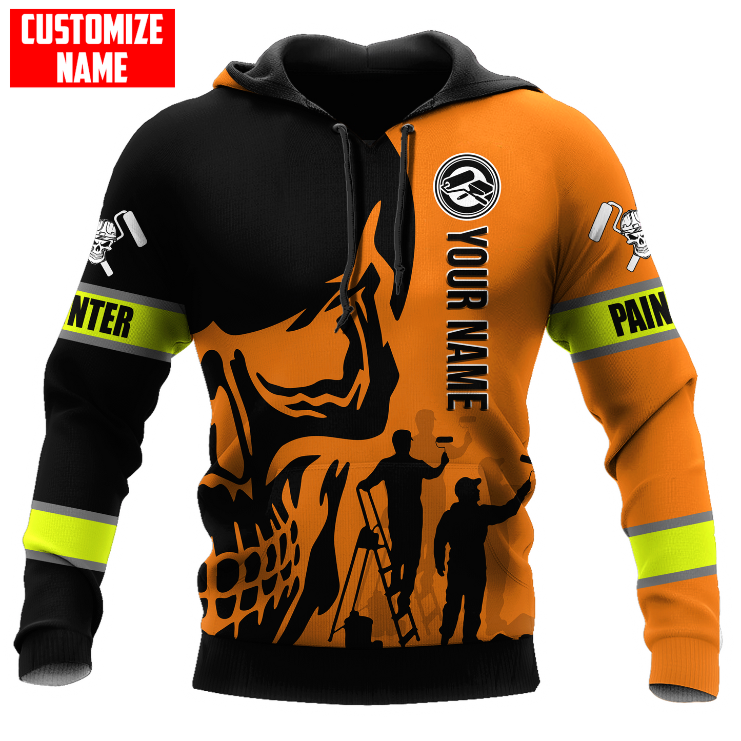 Tmarctee Customized Name House Painter 3D All Over Printed Combo Hoodie + Sweatpant HP17 NTN23102103