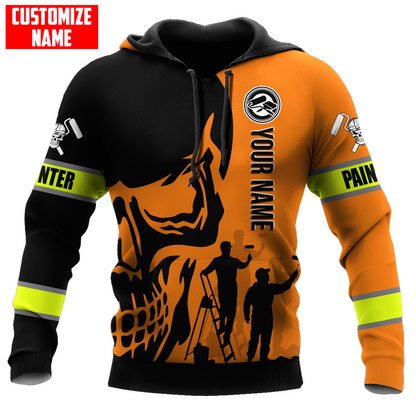 Tmarctee Customized Name House Painter 3D All Over Printed Combo Hoodie + Sweatpant HP17 NTN23102103