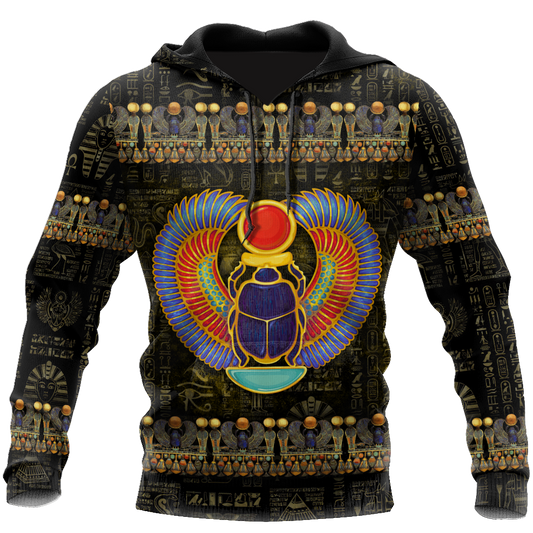 Egyptian Gods Ancient Khepri heart unisex 3d all over printed shirts