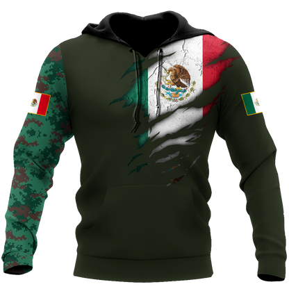 Mexican Hoodie 3D All Over Printed Shirts For Men and Women