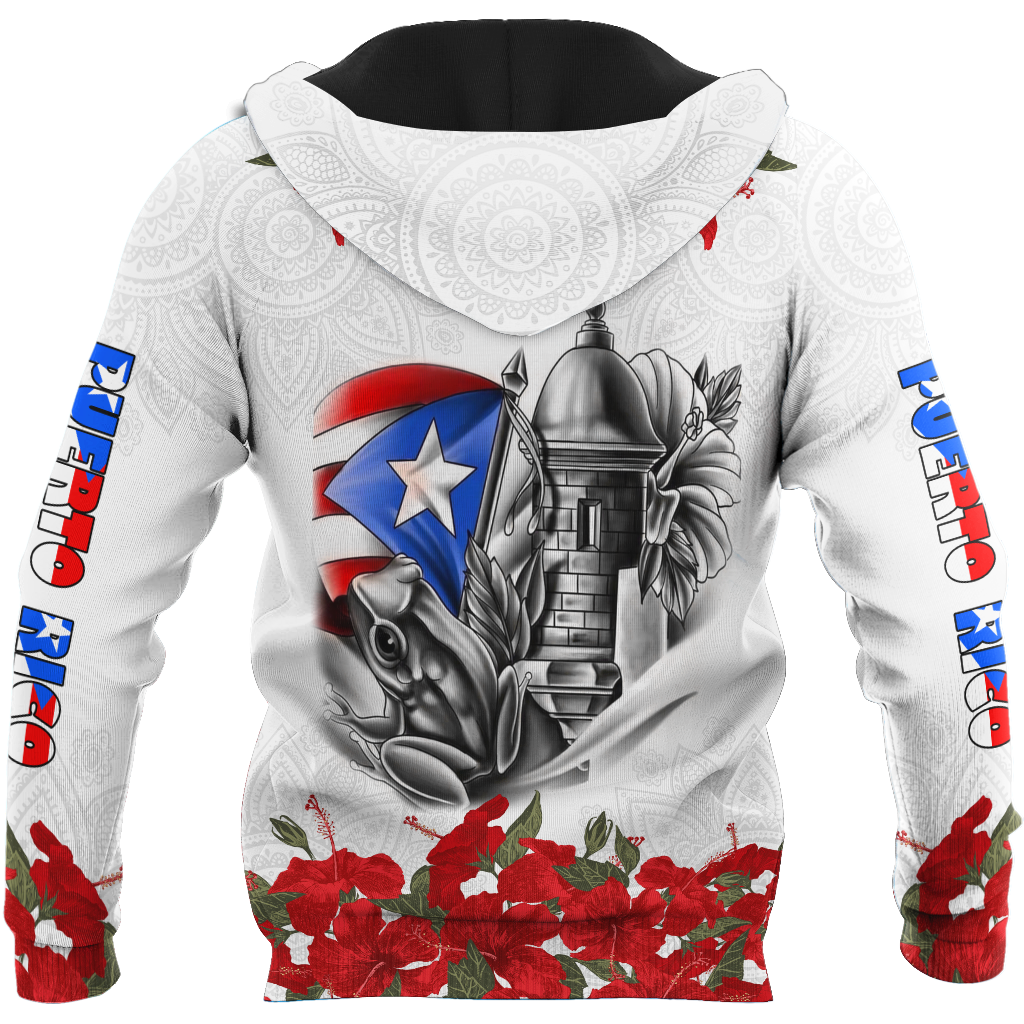 Manga Flower Puerto Rico Hoodie For Men And Women