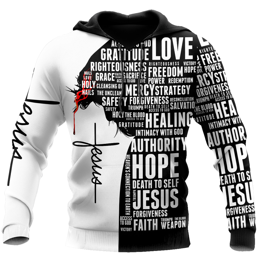 Premium Unisex Hoodie 3D All Over Printed Easter Day Christian Jesus No14 ML